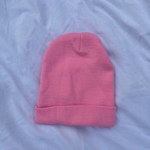 pink beanie